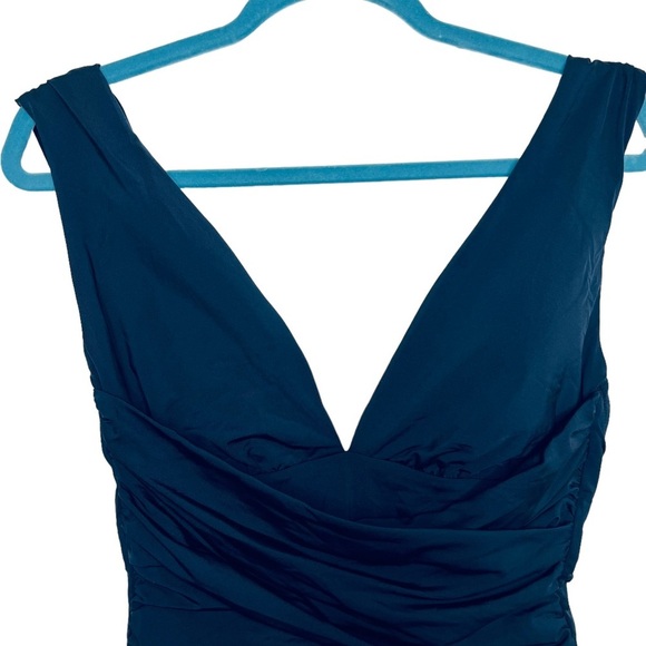 Trina Turk Wrap Front One Piece Swimsuit, NWT, black - Picture 11 of 12